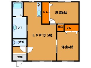 クリーンリバー戸倉の物件間取画像